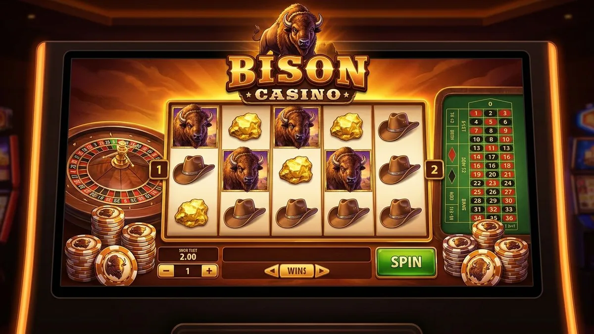Gry kasynowe Bison Casino